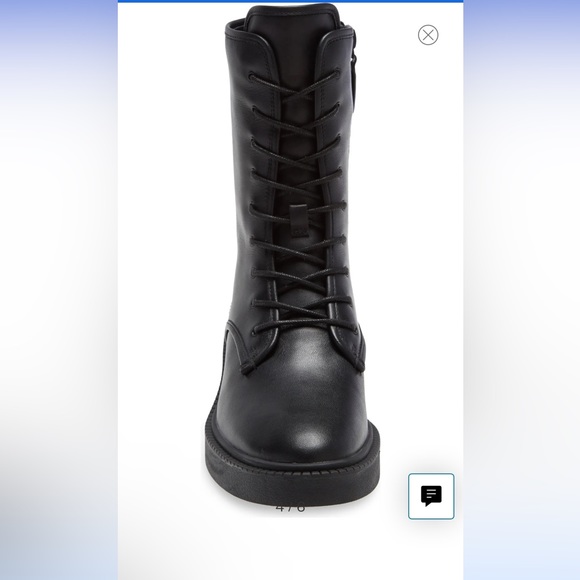 Vince Kady Lace-Up Leather Booties - 6M - Picture 9 of 12